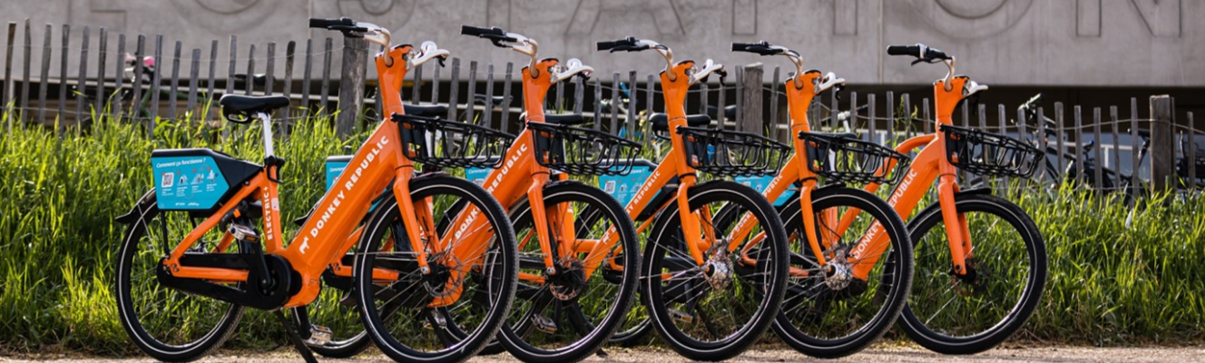 Photos de vélos en libre service, donkey republic, vélopartage
