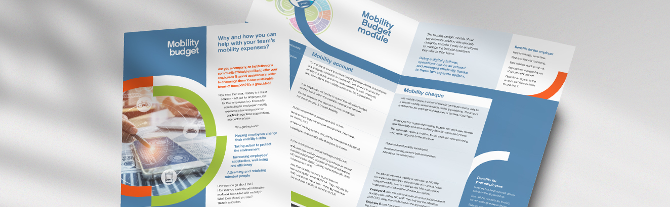 Photo of our product sheet mobility budget