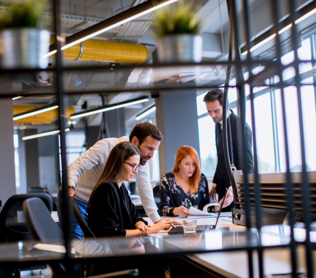 Photo collaboration, accompagnement, conduite du changement, transformation