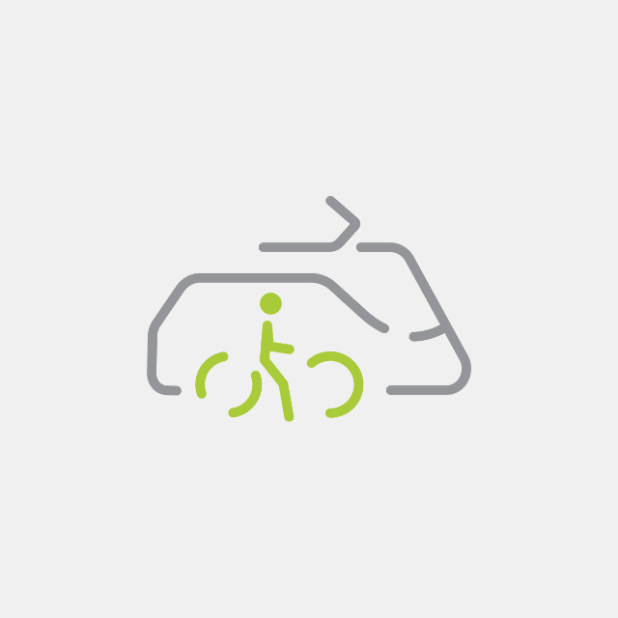 Illustration picto de la mobilité active, vélo